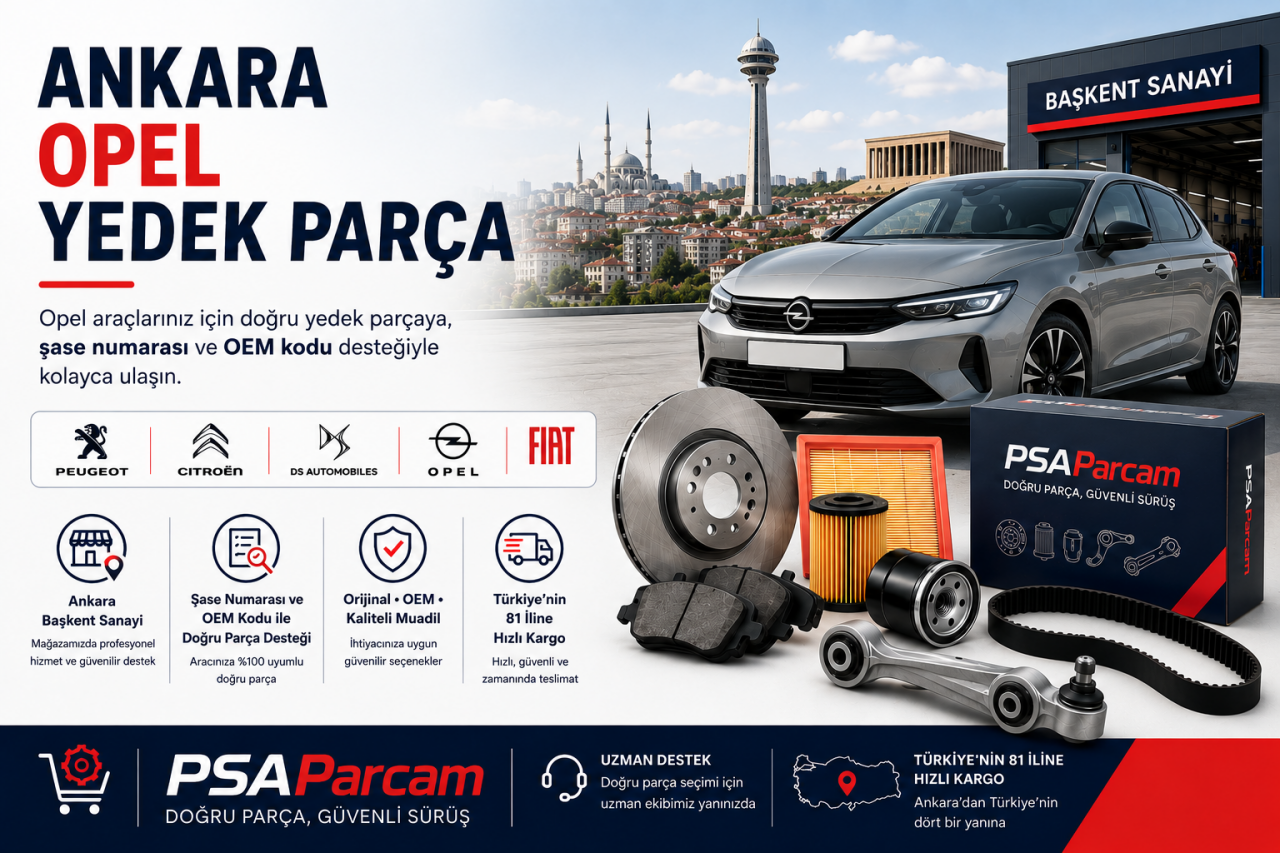 Ankara Opel Yedek Parça
