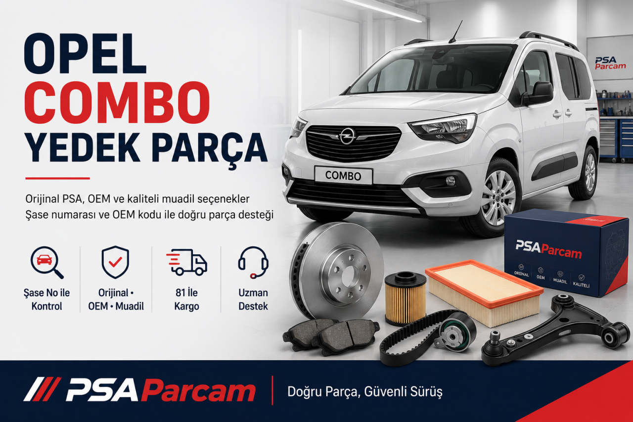 Opel Combo Yedek Parça Orijinal PSA ve Fiyat Rehberi