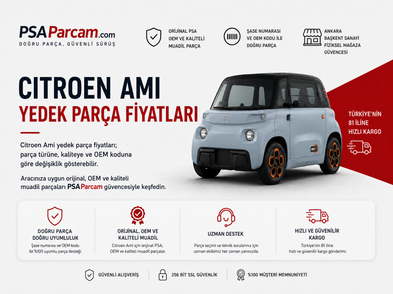 Citroen Ami Yedek Parça Fiyatları