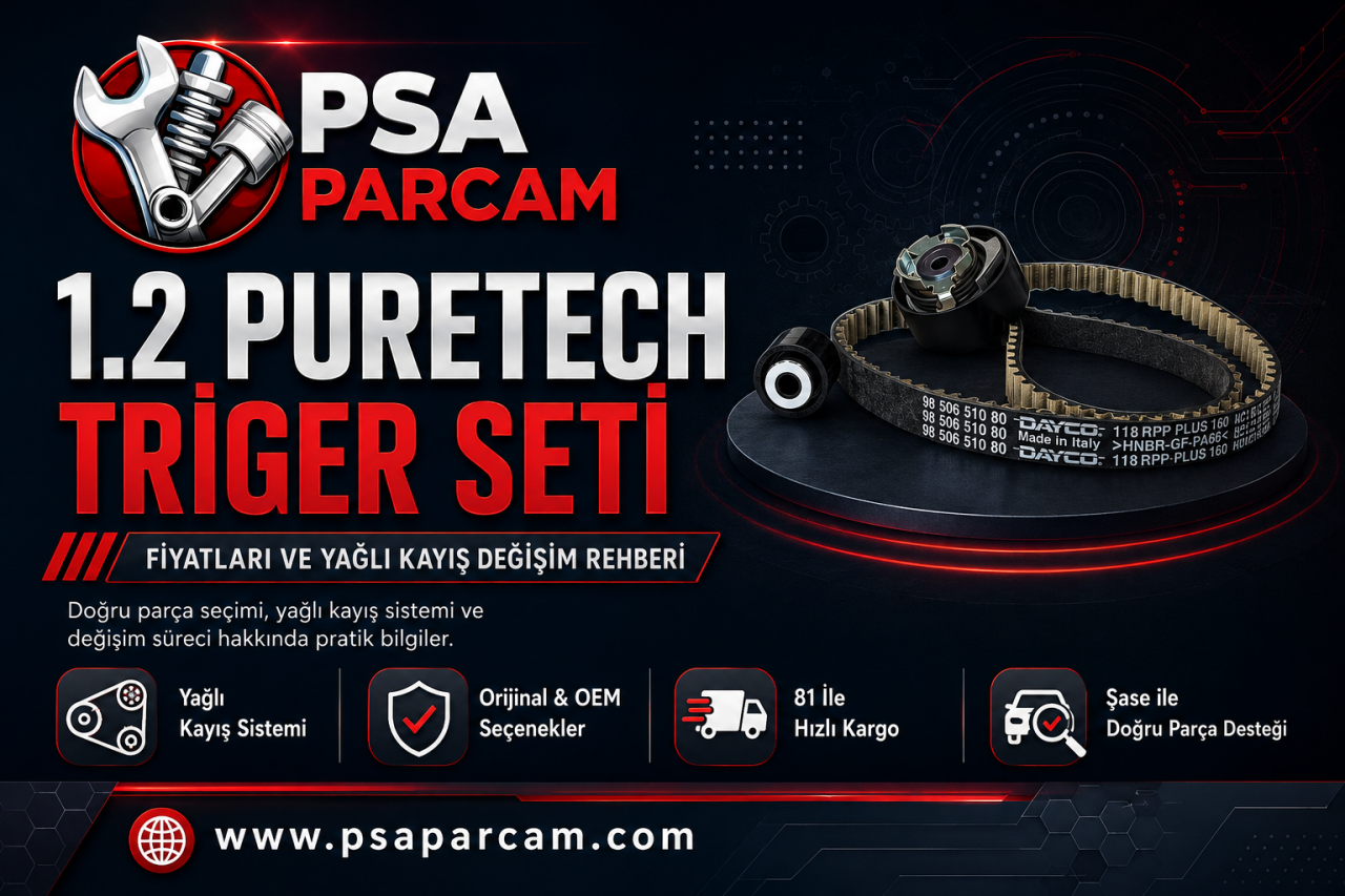 1.2 PureTech triger seti Fiyatları ve Yağlı Kayış Değişim Rehberi