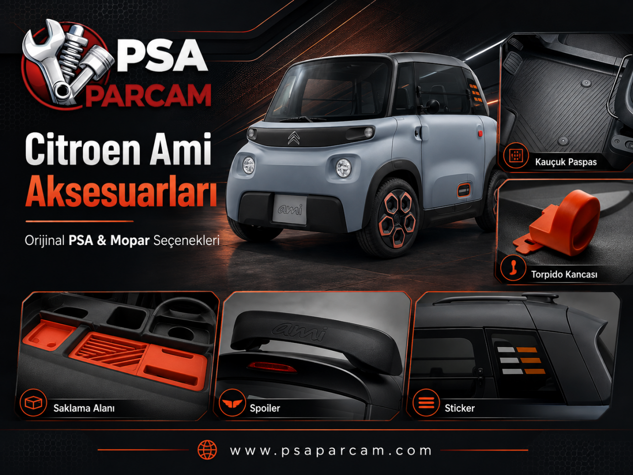 Citroen Ami Aksesuarları ve Orijinal Parça Rehberi
