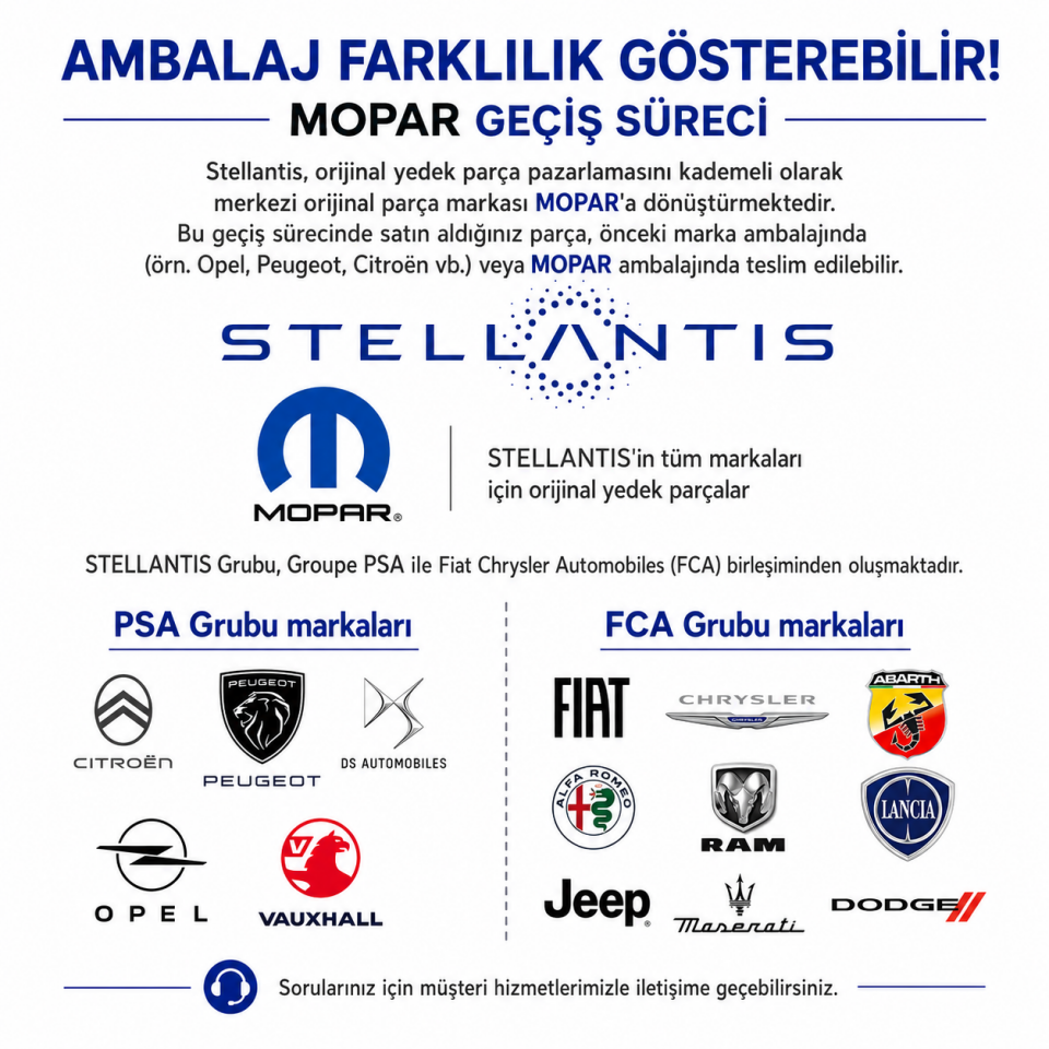 Opel Corsa F P2J0 1.5 Bluehdi Triger Ve Devirdaim Seti PSA Mopar Orijinal 1638159680