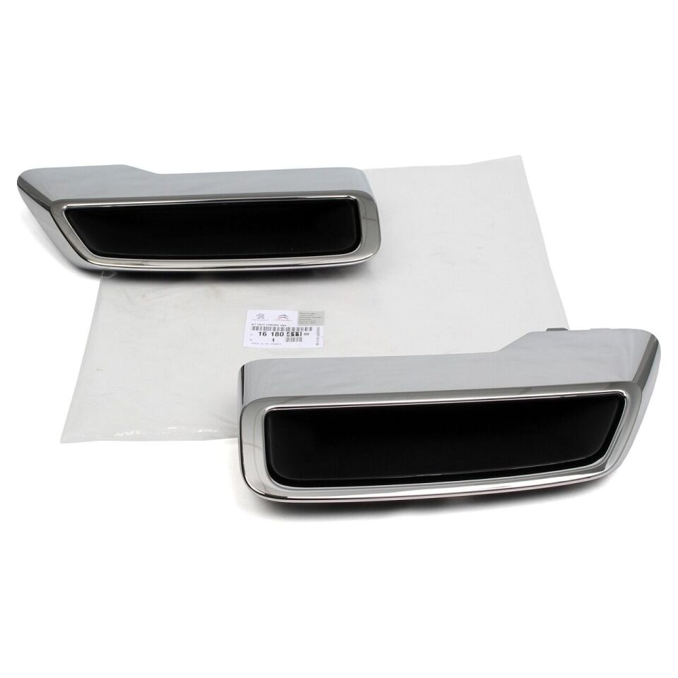 Peugeot 5008 P87E Egzoz Başlıkları Takım Krom PSA Orijinal 1618041180