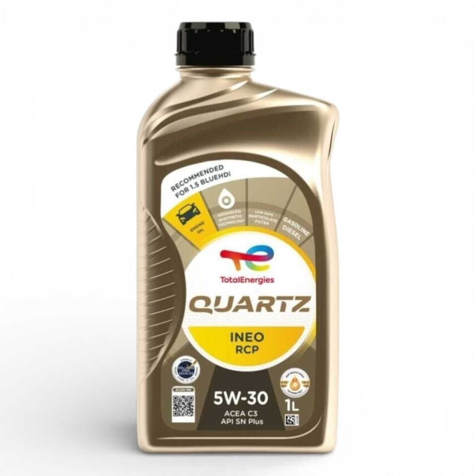 Total Quartz 5W-30 Ineo RCP Motor Yağı 1 LT 235459