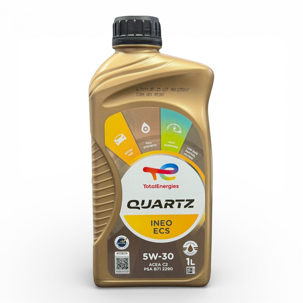 Total Quartz 5W-30 İneo ECS Motor Yağı 1 LT 221328