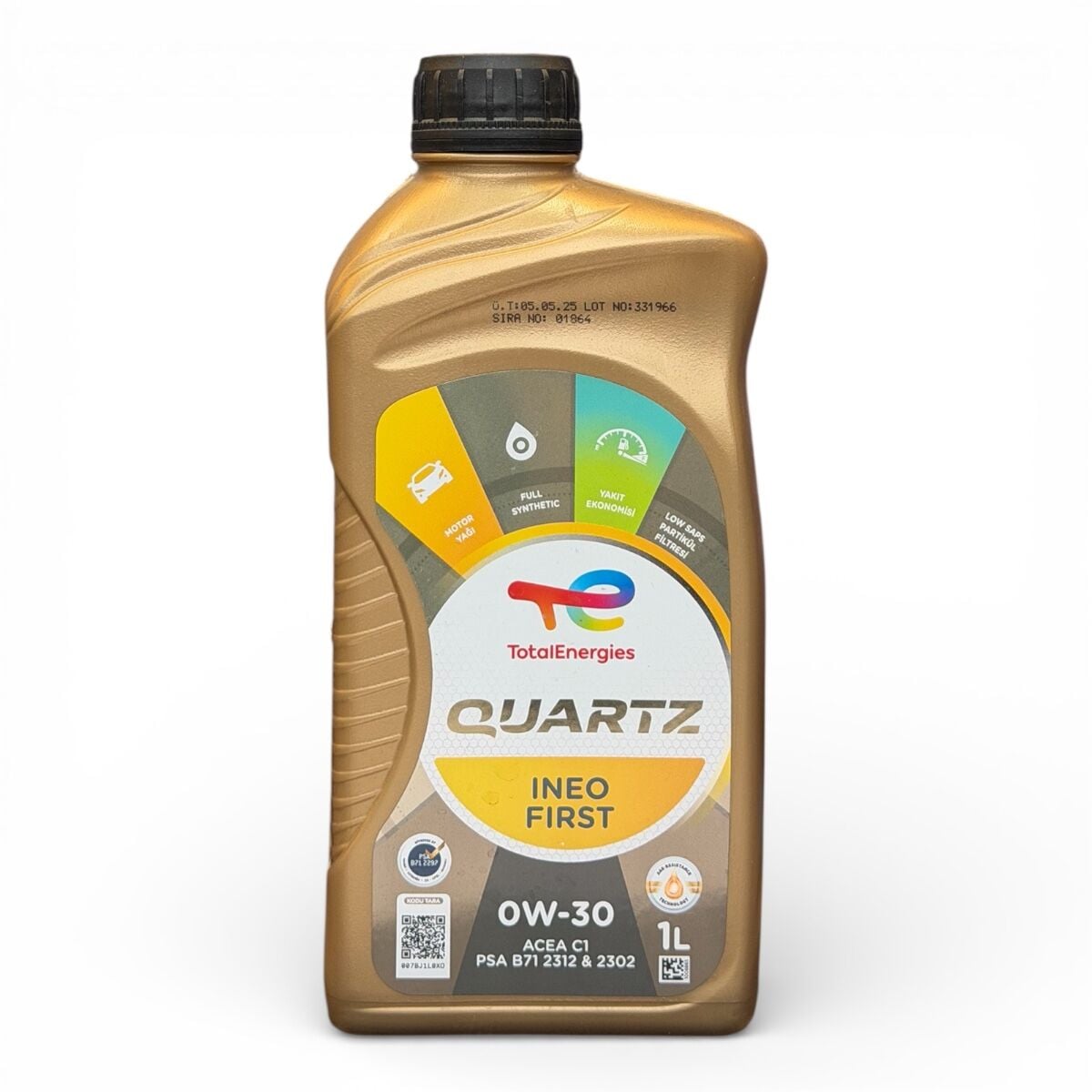 Total Quartz 0W-30 İneo First Motor Yağı 1 LT 213683