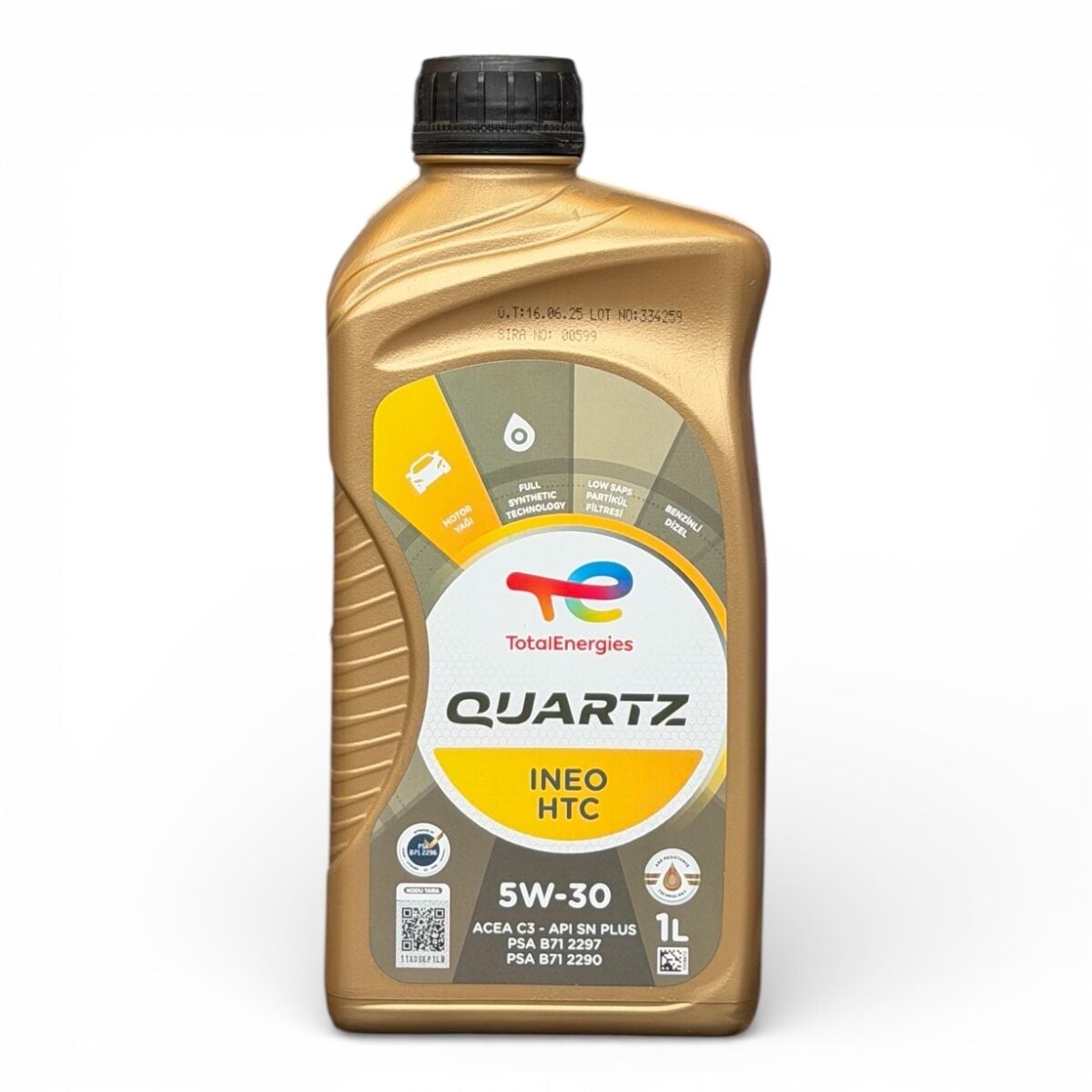 Total Quartz 5W-30 İneo HTC Motor Yağı 1 LT 213987
