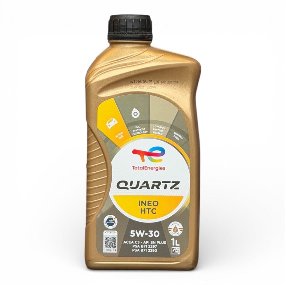 Total Quartz 5W-30 İneo HTC Motor Yağı 1 LT 213987