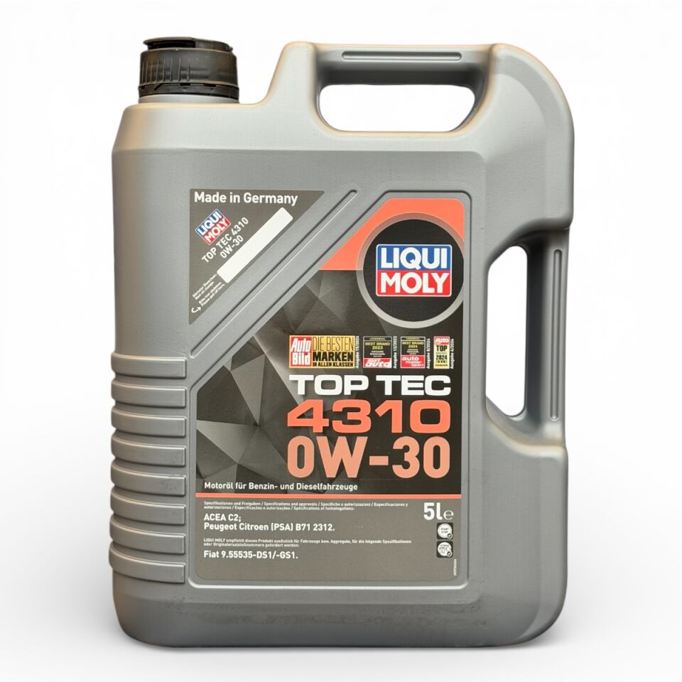 Liqui Moly Top Tec 4310 0W-30 Tam Sentetik Motor Yağı 5 LT 2362