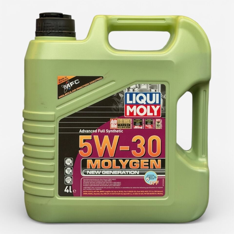 Liqui Moly Molygen 5W-30 Tam Sentetik Motor Yağı 4 LT 21225