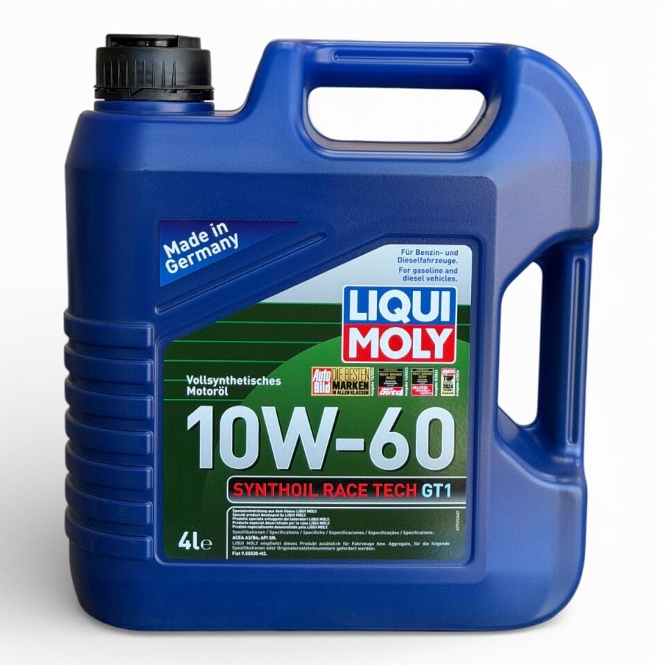 Liqui Moly Synthoil Race Tech GT1 10W-60 Tam Sentetik Motor Yağı 4 LT 7535