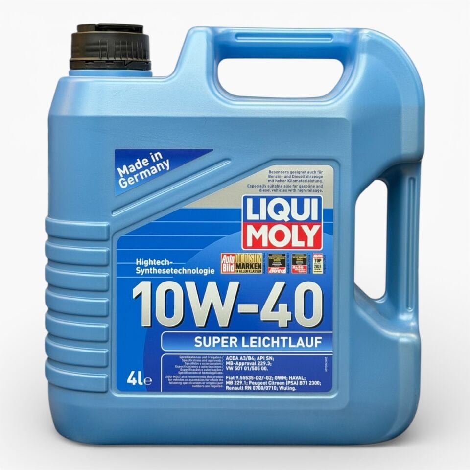 Liqui Moly 10W-40 Süper Sentetik Motor Yağı 4 LT 9504