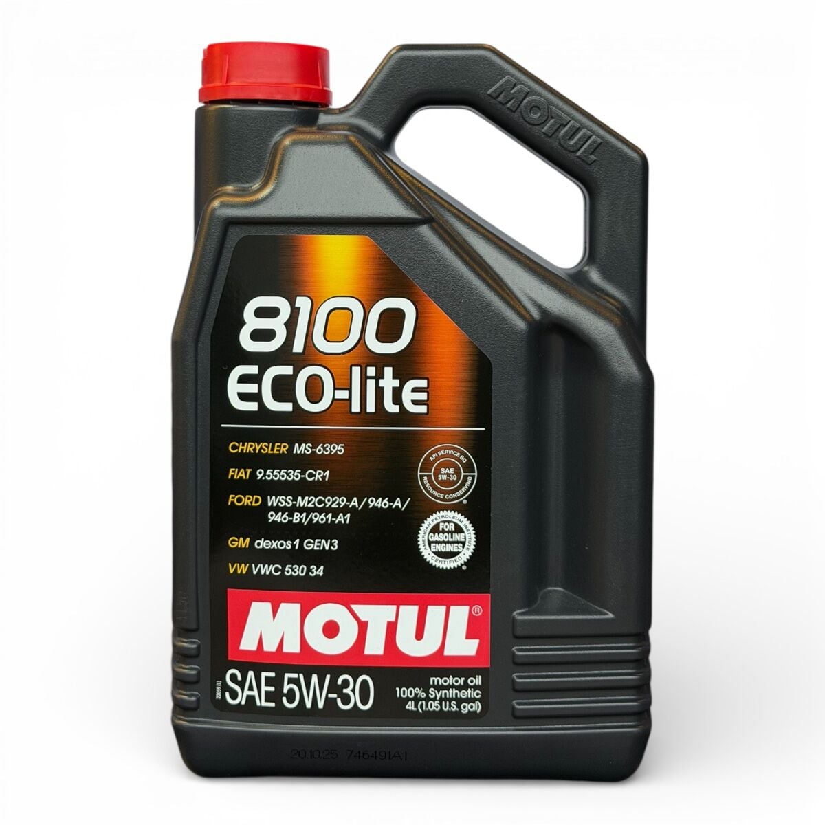 Motul 8100 Eco Lite 5W-30 Tam Sentetik Motor Yağı 4 LT 108213