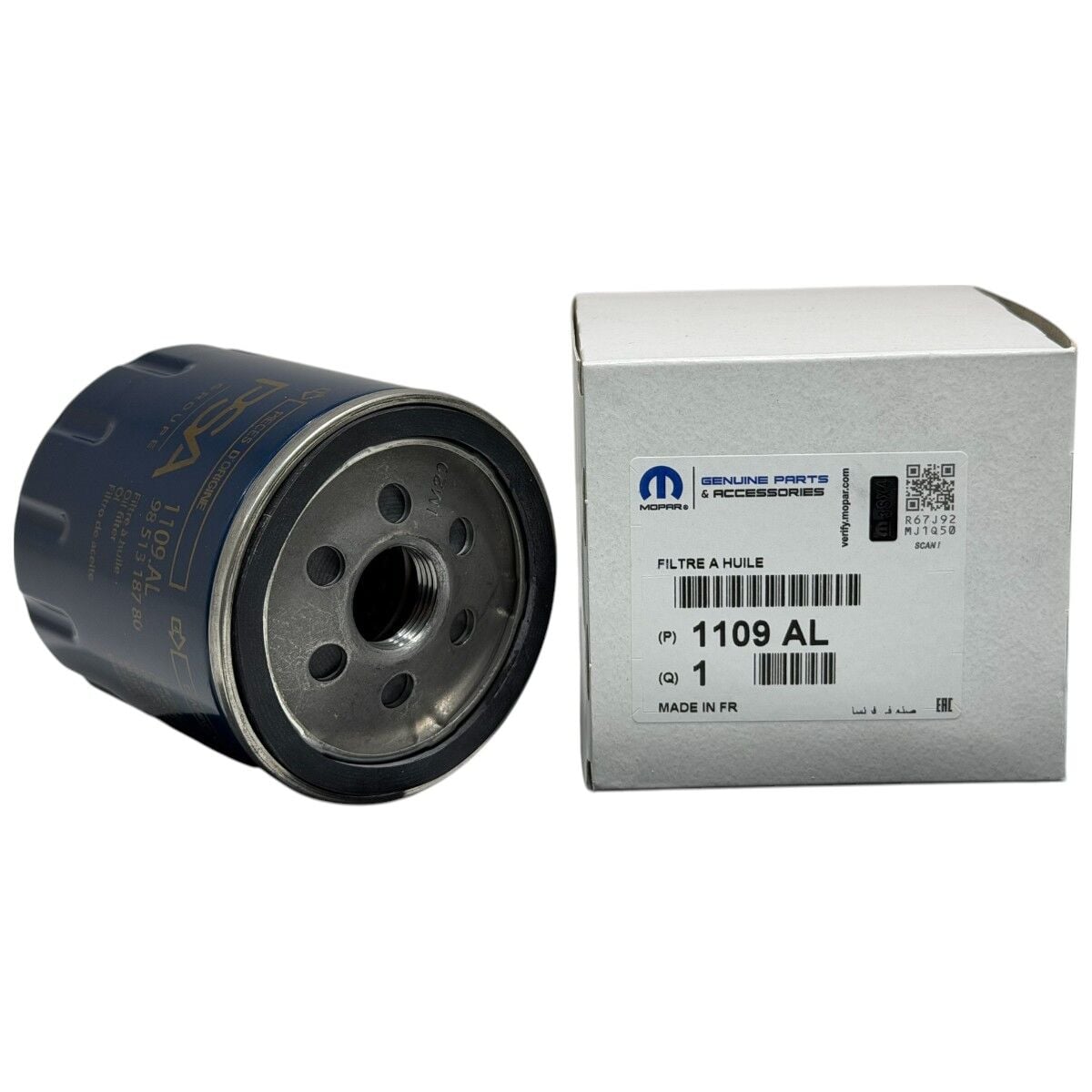 Peugeot Partner M59 1.9-2.0 Dizel Yağ Filtresi PSA Orijinal 1109.AL