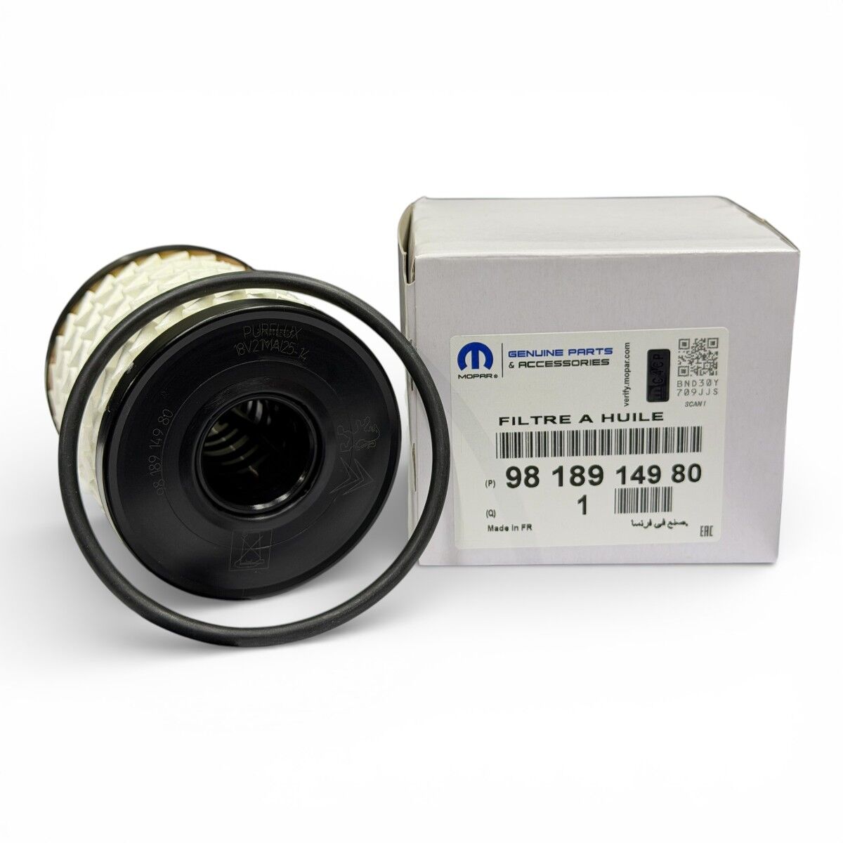 Peugeot 206 1.6  Benzin Yağ Filtresi PSA Orijinal 9818914980