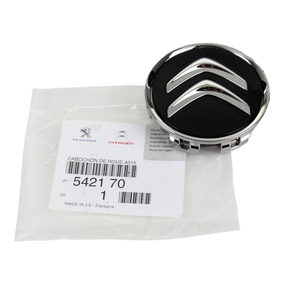 Citroen C4 Picasso Spacetourer Çelik Jant Göbeği PSA Orijinal 5421.70