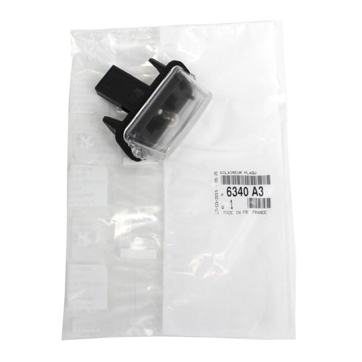 Citroen Xsara Plaka Aydınlatma Lambası PSA Orijinal 6340.A3