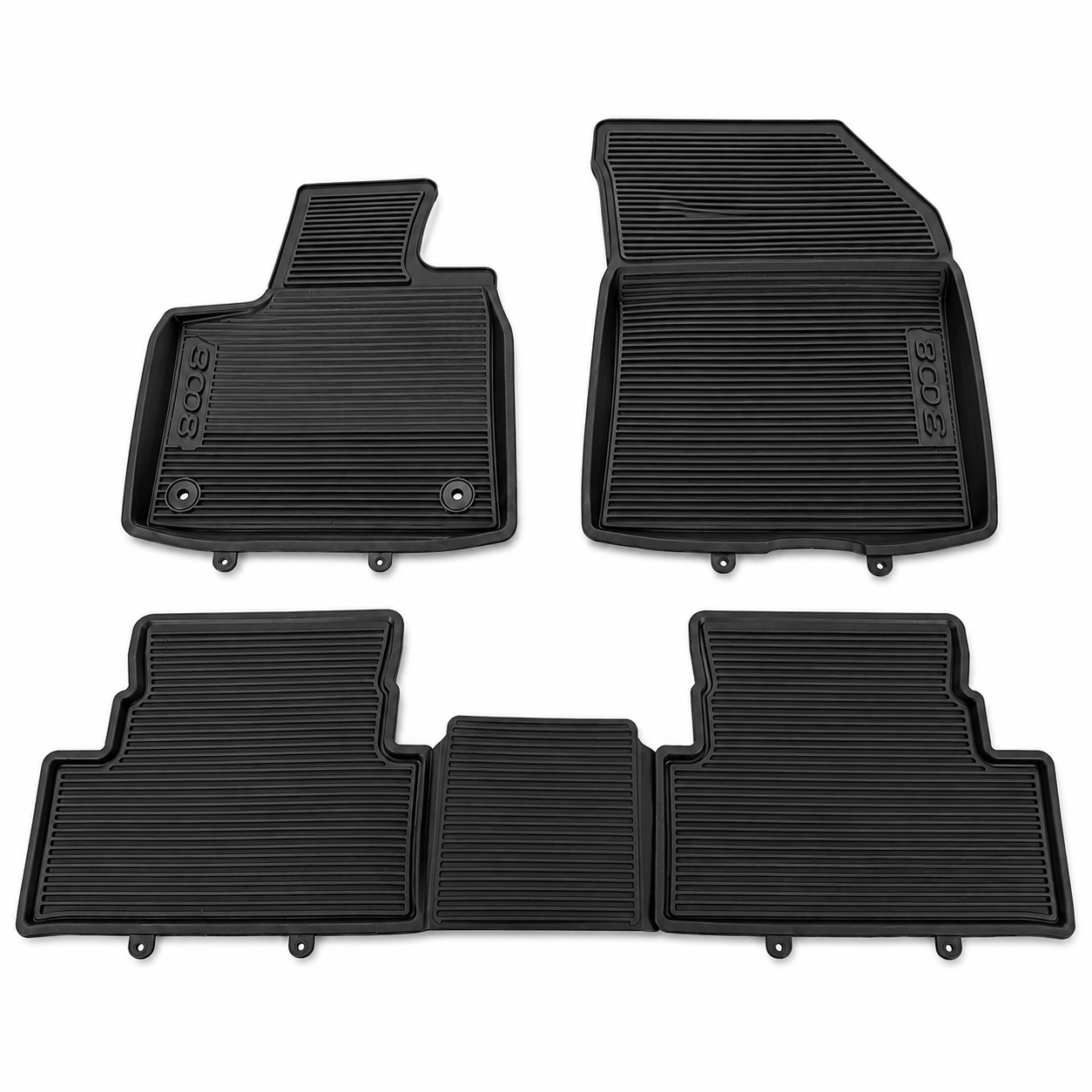 Peugeot 3008 P84E 3D Kauçuk Paspas Takımı PSA Mopar Orijinal 1616435080