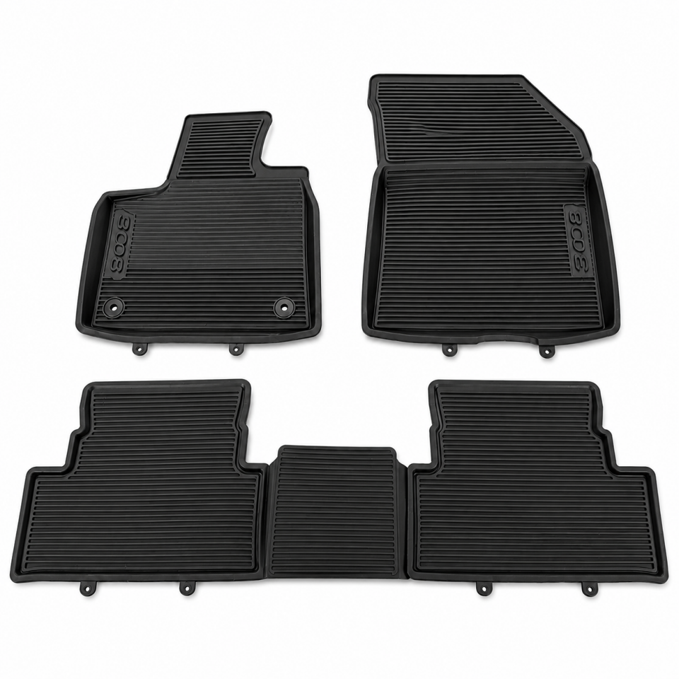 Peugeot 3008 P84E 3D Kauçuk Paspas Takımı PSA Mopar Orijinal 1616435080