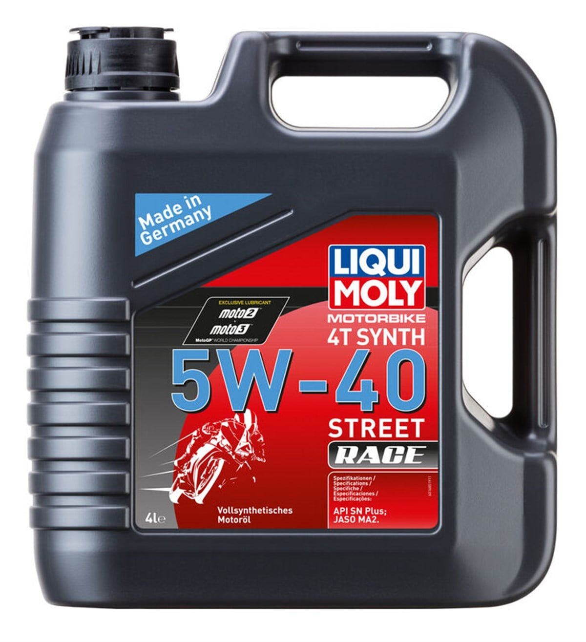 5W40 4T Race Motosiklet Tam Sentetik Motor Yağı 4 Litre Liqui Moly 1685