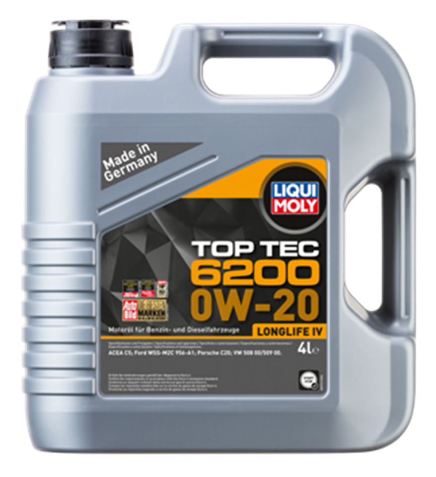 0W20 Motor Yağı Top Tec 6200 4 Litre Liqui Moly 20788