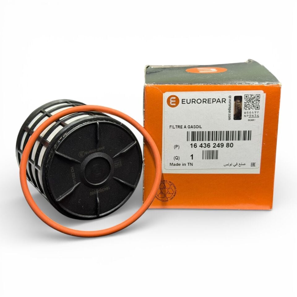 Cıtroen C3 (A51) 1.6 BlueHDİ Euro6 Mazot Filtresi Eurorepar 1643624980