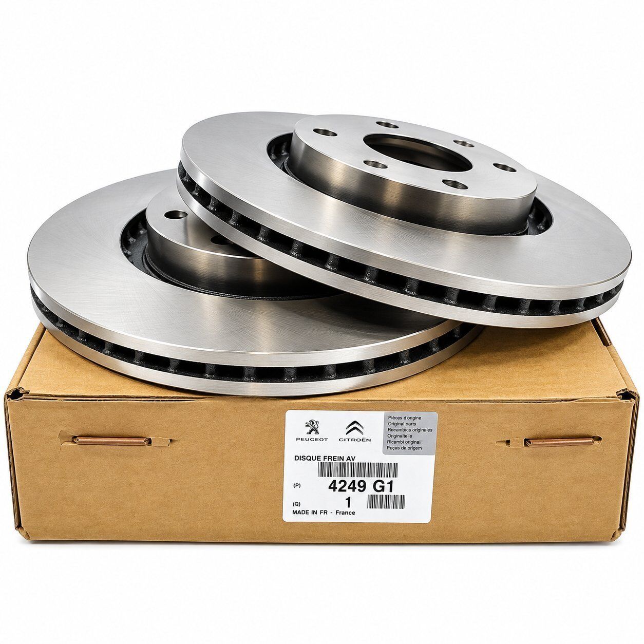 Citroen C3 1&2 Ön Fren Disk Takımı PSA Mopar Orijinal 4249.G1